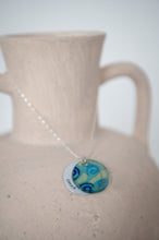 Load image into Gallery viewer, Seaglass Eclipse Charm - Silver