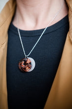 Load image into Gallery viewer, Autumn Spice Eclipse Charm - Silver