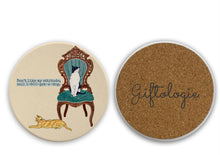 Load image into Gallery viewer, Cat Attitude Coaster