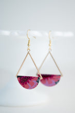 Load image into Gallery viewer, Fire Lily Dangle Earrings - Gold