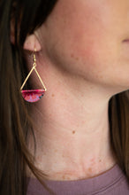 Load image into Gallery viewer, Fire Lily Dangle Earrings - Gold