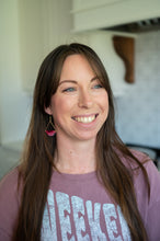 Load image into Gallery viewer, Fire Lily Dangle Earrings - Gold