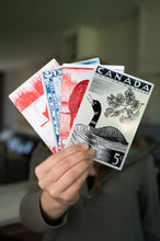 Load image into Gallery viewer, Metal Canadian Postcards Set of 4