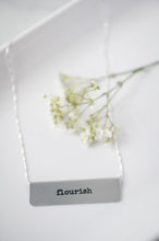 Load image into Gallery viewer, Fairytale Floral Reversible Bar - Silver