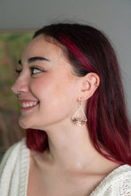 Load image into Gallery viewer, Weeping Willow Dangle Earrings - Silver