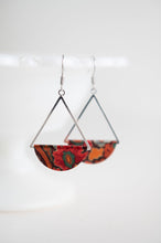 Load image into Gallery viewer, Paisley Dangle Earrings - Silver