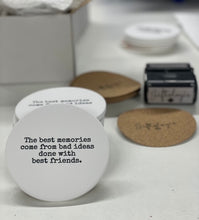 Load image into Gallery viewer, Best Memories Best Friends Coaster