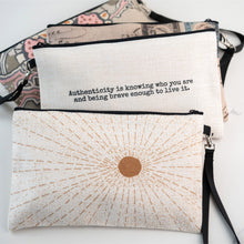 Load image into Gallery viewer, Morning Glory Zippered Bag