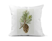 Load image into Gallery viewer, Winter Pine Pillow Cover
