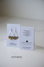 Load image into Gallery viewer, Cross Stitch Dangle Earrings - Silver