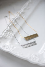 Load image into Gallery viewer, Mudcloth Bar Necklace
