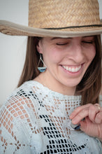 Load image into Gallery viewer, Tidal Wave Dangle Earrings - Silver
