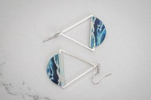 Load image into Gallery viewer, Tidal Wave Dangle Earrings - Silver
