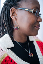Load image into Gallery viewer, Jewel Dangle Earrings - Silver
