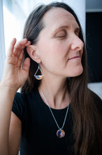 Load image into Gallery viewer, Harvest Florals Dangle Earrings - Silver
