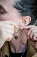 Load image into Gallery viewer, Autumn Spice Dangle Earrings - Silver
