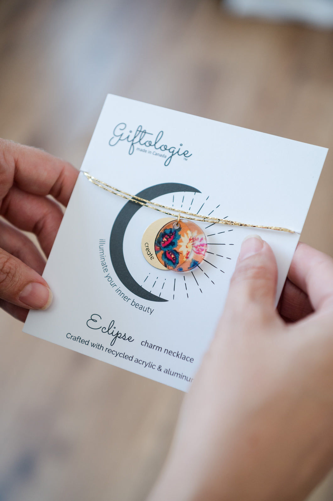 Harvest Florals Eclipse Charm - Gold