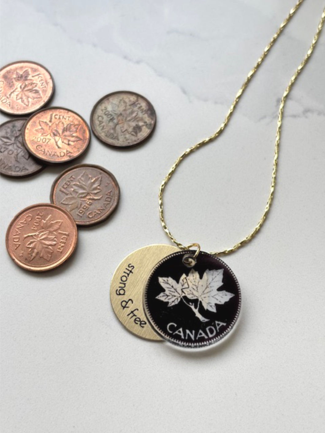 Penny Eclipse Charm - Gold