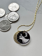 Load image into Gallery viewer, Quarter Eclipse Charm - Gold
