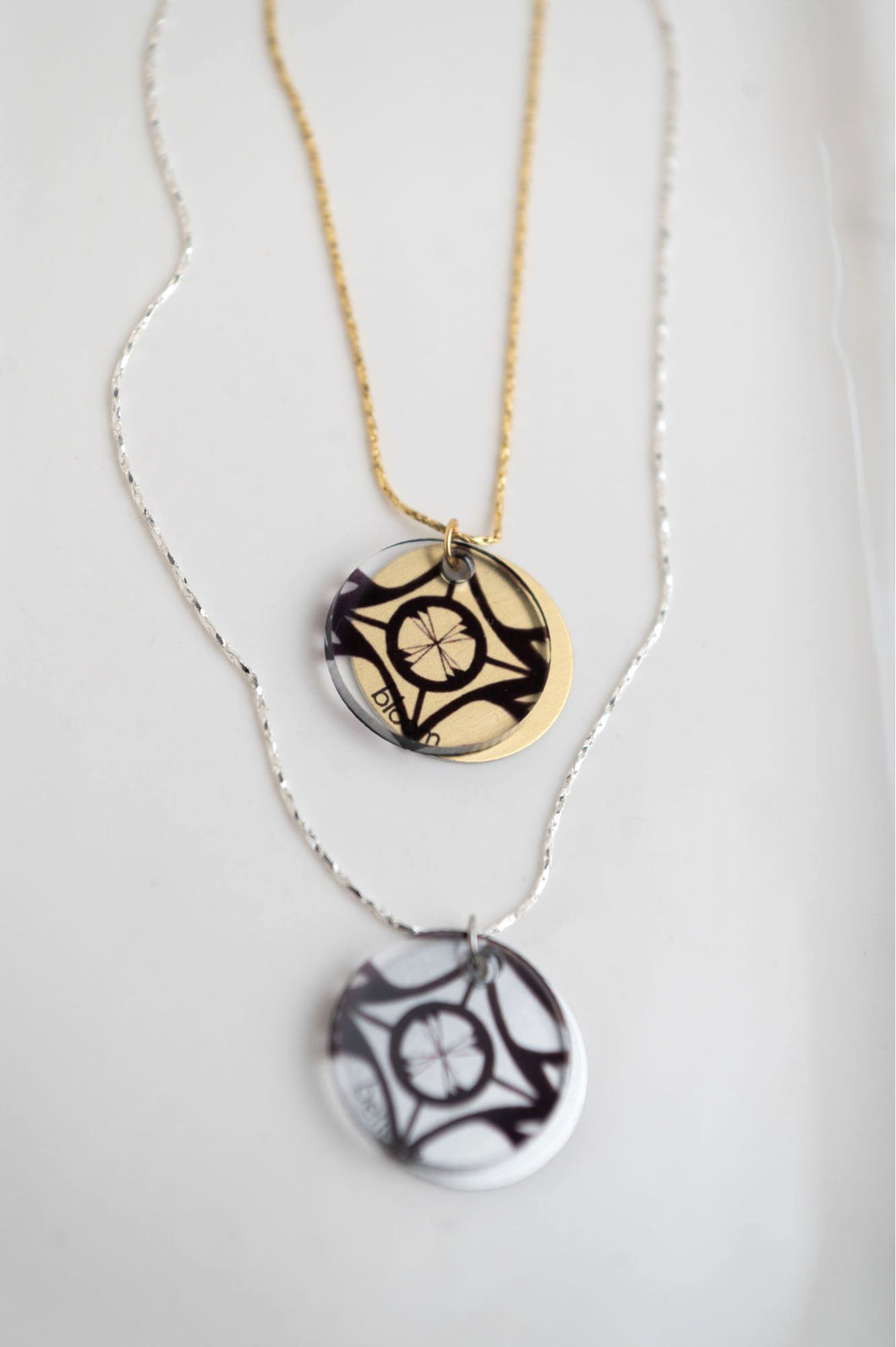 Moko Eclipse Charm Necklace - gold