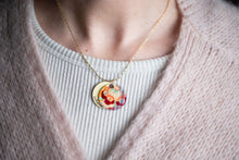 Load image into Gallery viewer, Florence Eclipse Charm Necklace - gold
