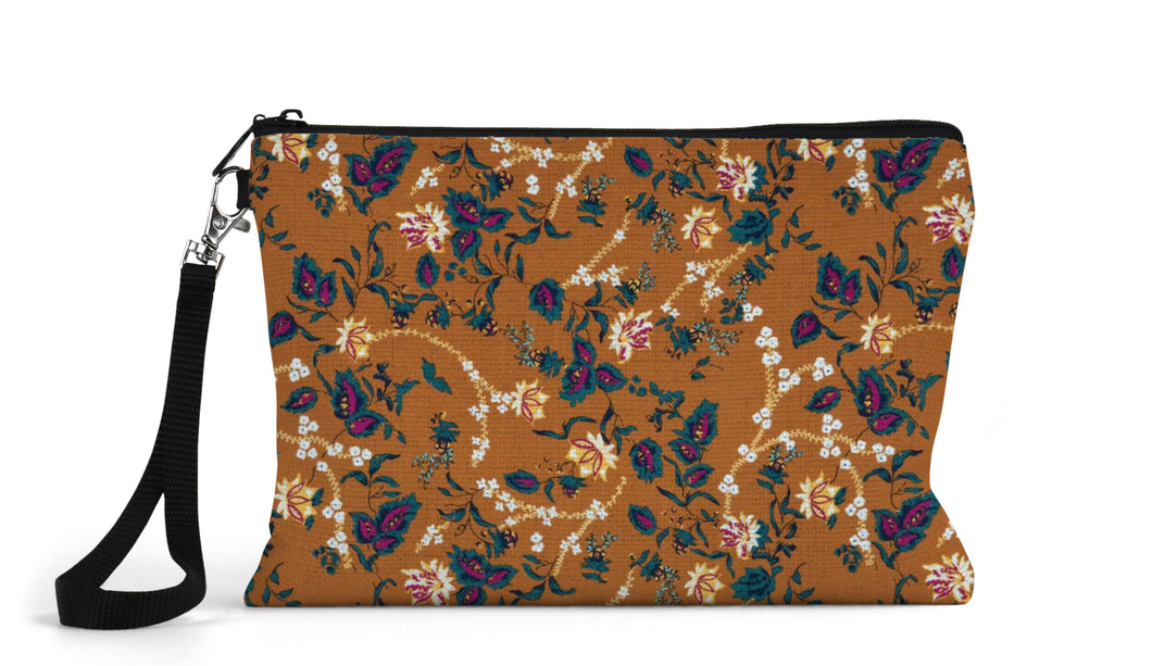 Harvest Florals Zippered Bag