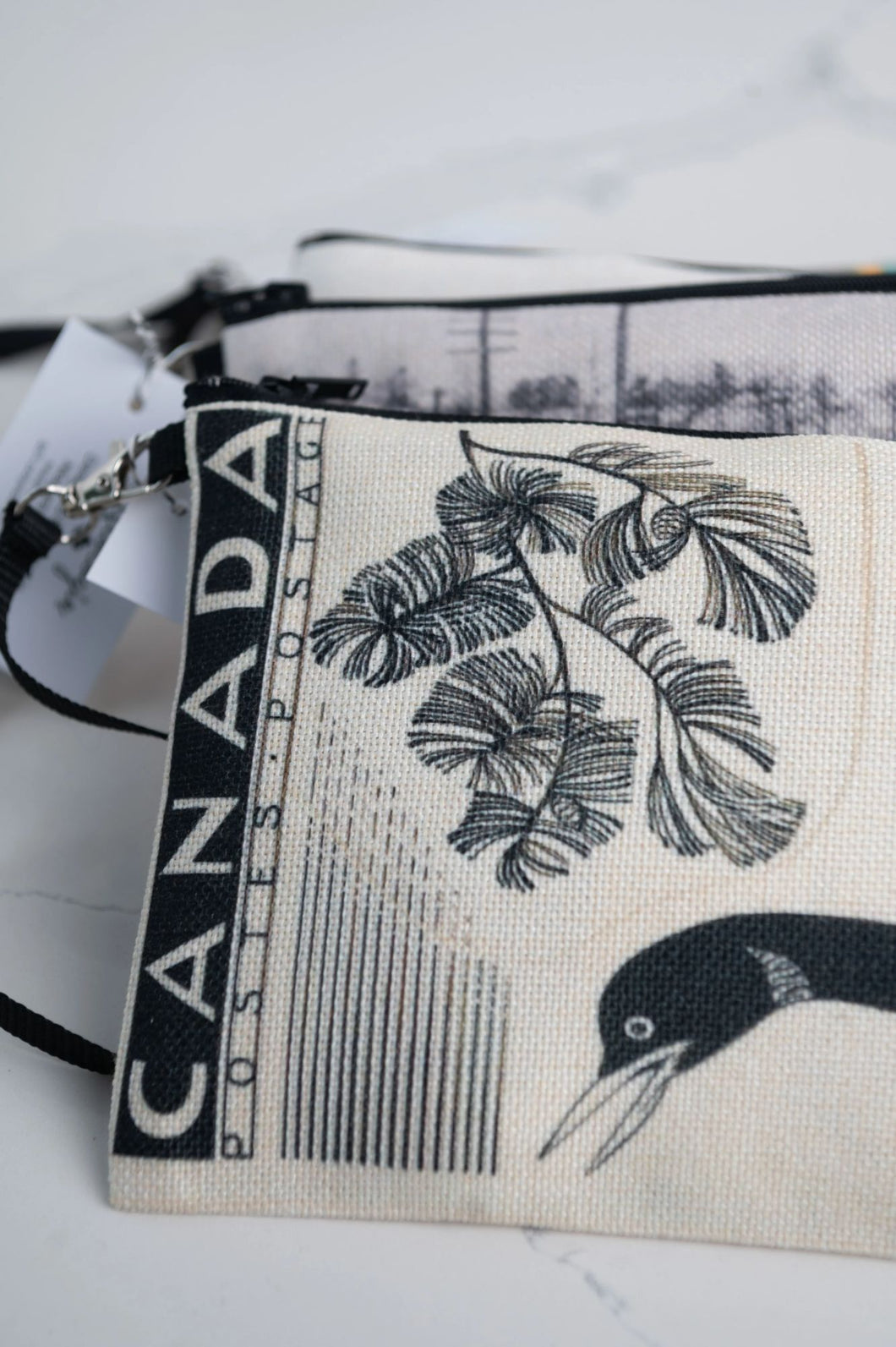 Vintage Loon Zippered Bag