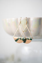 Load image into Gallery viewer, Flower Power Dangle Earrings - Gold
