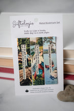 Load image into Gallery viewer, Canuck Care outdoors love bookmark sets - Canadian fun show you care
