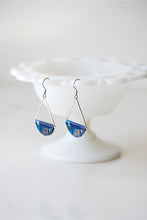 Load image into Gallery viewer, Blue Bell Dangle Earrings
