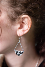 Load image into Gallery viewer, Moko Dangle Earrings - silver
