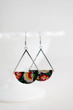 Load image into Gallery viewer, Fairytale Floral Dangle Earrings - silver
