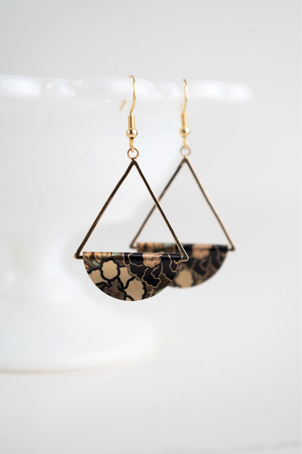 Garden Path Dangle Earrings - Gold