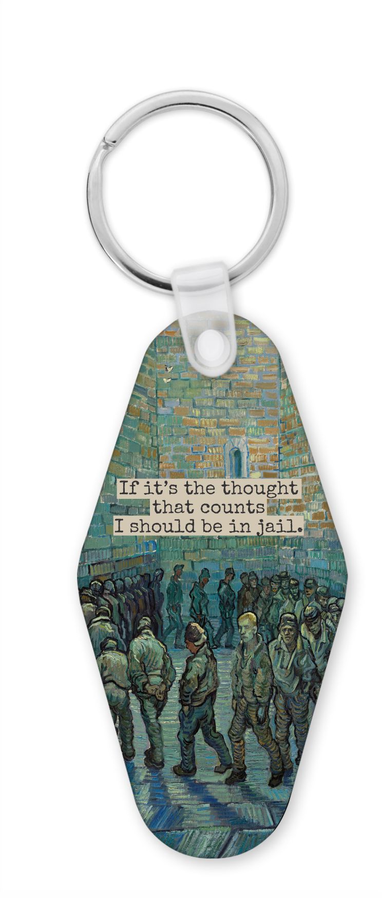 Thoughts Keychain