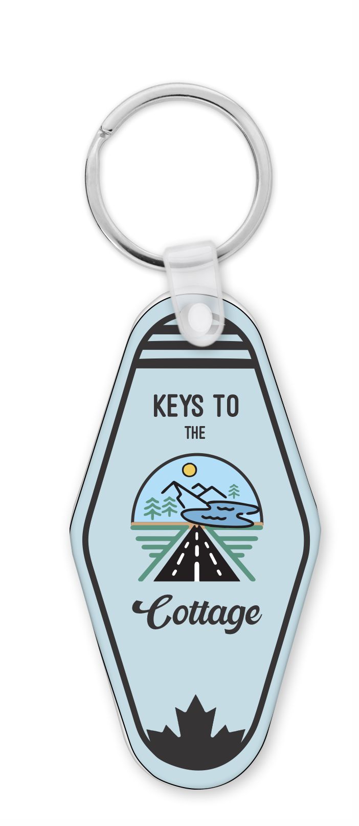 Keys to the Cottage Keychain