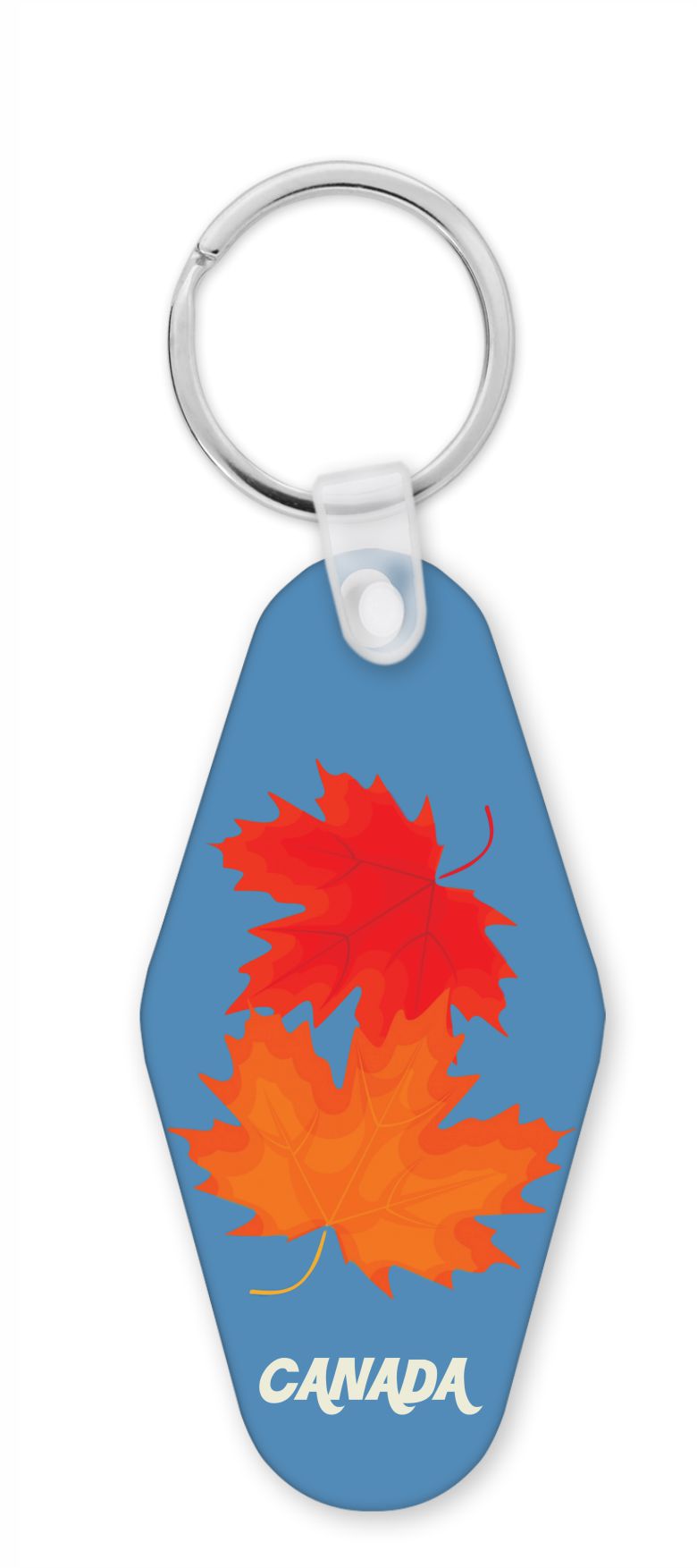 Falling Maples Keychain