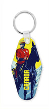 Load image into Gallery viewer, Horseback Mountie Keychain
