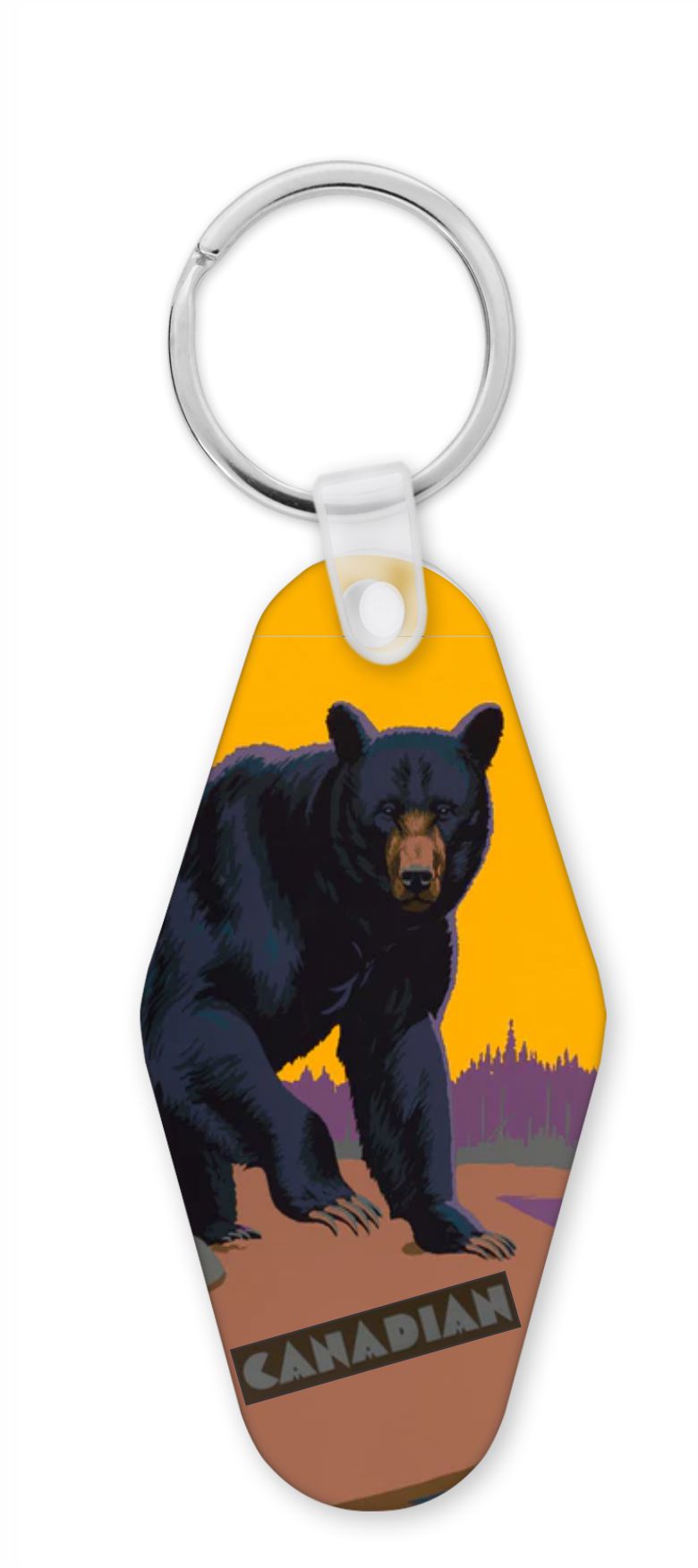 Black Bear Keychain