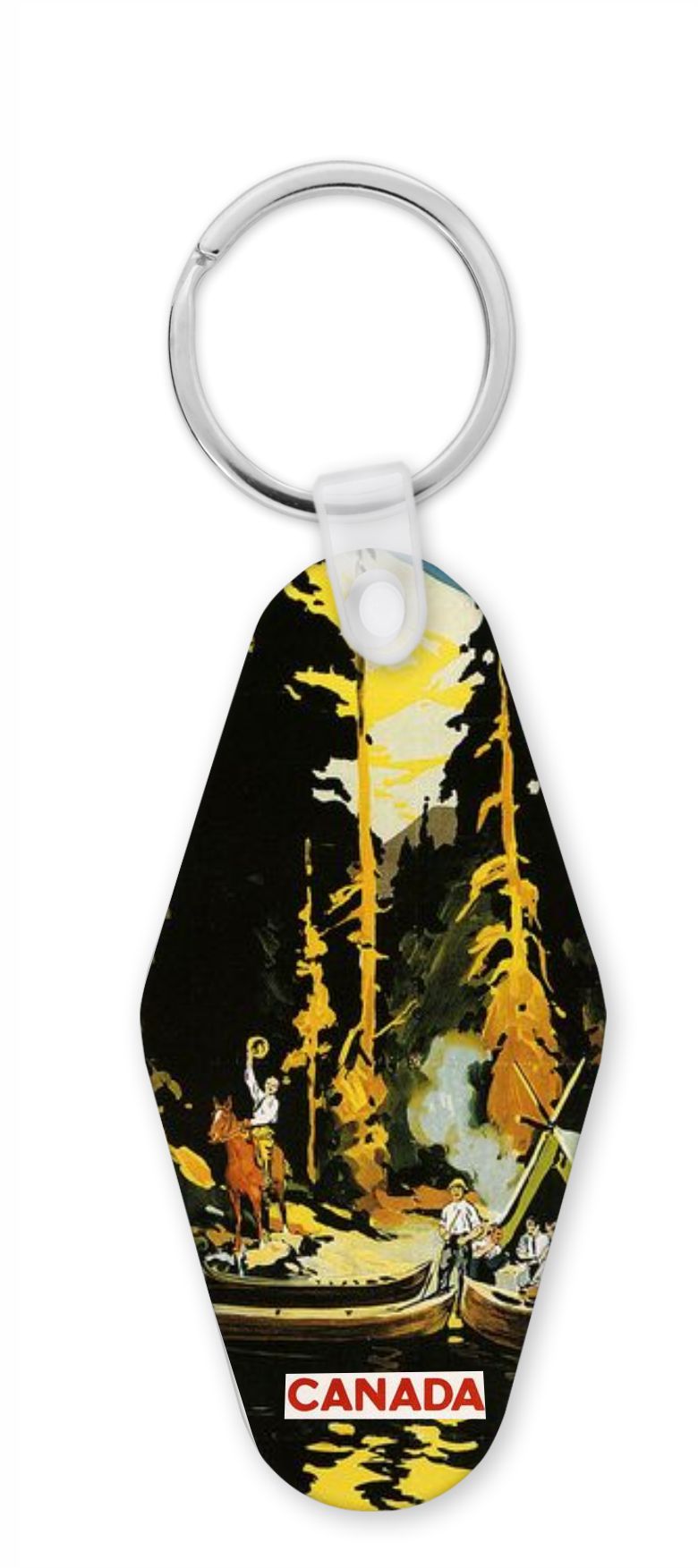 Campfire Keychain