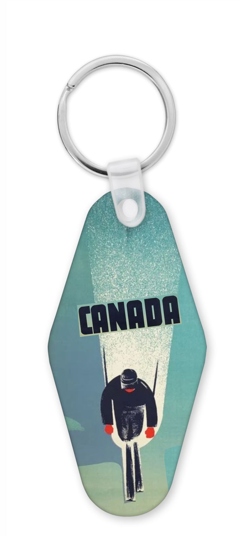 Ski Keychain