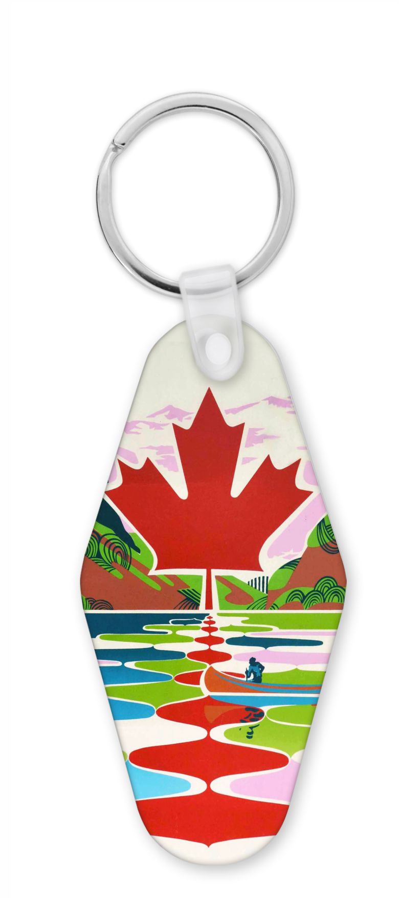 Leaf Reflection Keychain