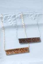 Load image into Gallery viewer, Angelica Bar Necklace - silver
