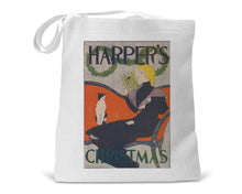 Load image into Gallery viewer, December Gift Celebration Book Tote Bag
