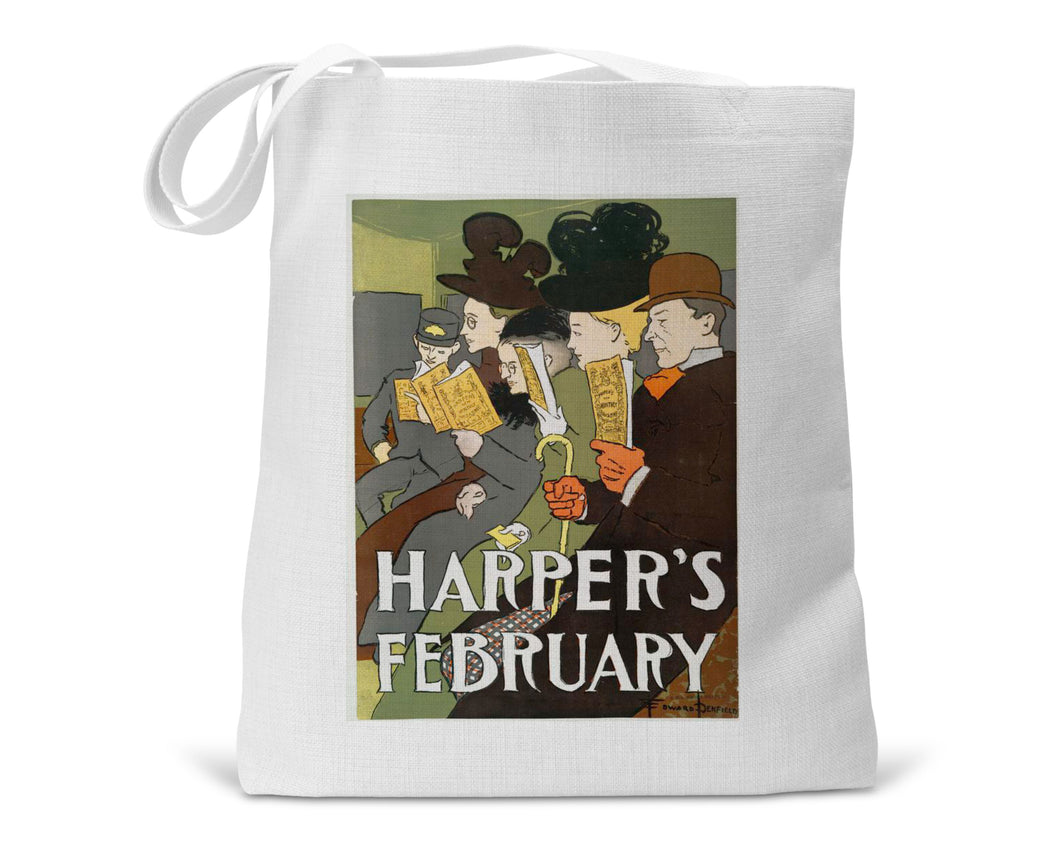 Birthday Month FEBRUARY Gift Celebration Book Tote Bag