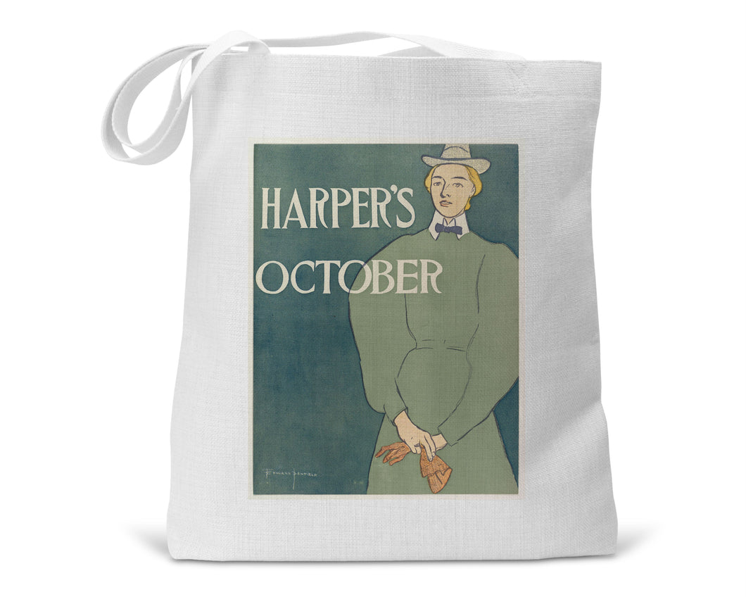 Birthday Month OCTOBER Gift Celebration Book Tote Bag