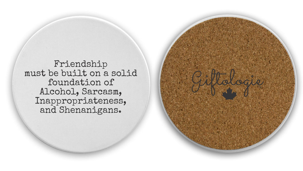 Shenanigans Coaster / MCM / Sassy / Fun / Gift