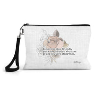 Load image into Gallery viewer, &quot;We have to stay friends, you know too much about me to let you live otherwise.&quot; Zippered Bag
