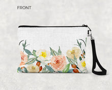 Load image into Gallery viewer, Jardin Linen Zippered Bag
