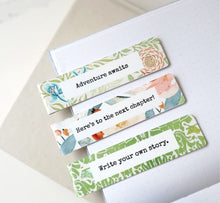 Load image into Gallery viewer, Inspiration bookmark set of 3 - garden party
