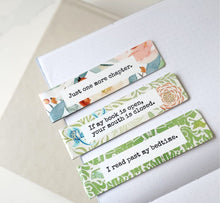 Load image into Gallery viewer, Bookworm bookmark set of 3 - garden party
